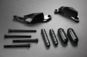 チタン フレームスライダー/クラッシュパッド ヤマハ MT07 MT-07 2021 Titanium Pair of Frame Sliders / Crash Pad YAMAHA MT07 MT-07 2021 【並行輸入品】