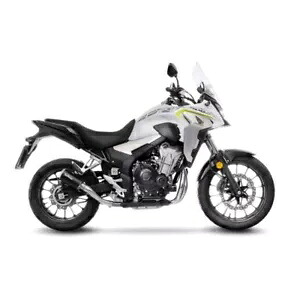 LEOVINCE エキゾーストマフラー LV-10 ブラックエディション ホンダ CB500 X 19-21 INOX LEOVINCE EXHAUST MUFFLER LV-10 BLACK EDITION HONDA CB500 X 19-21 INOX 【並行輸入品】