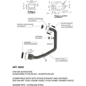 レオヴィンス マニホールド キット ハスクバーナ スヴァルトピレン 401 20-23 LEOVINCE MANIFOLD KIT HUSQVARNA SVARTPILEN 401 20-23 【並行輸入品】