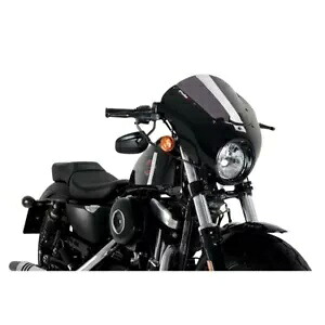 PUIG ウィンドシールド ダークナイト ハーレー D. スポーツスター フォーティエイト XL1200X 15-20 ダーク SM PUIG WINDSHIELD DARK NIGHT HARLEY D. SPORTSTER FORTY-EIGHT XL1200X 15-20 DARK SM 【並行輸入品】