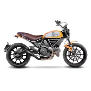 LEOVINCE エキゾースト LV-10 フルブラック ドゥカティ スクランブラー カフェ レーサー 17-20 INOX LEOVINCE EXHAUST LV-10 FULL BLACK DUCATI SCRAMBLER CAFE RACER 17-20 INOX 【並行輸入品】｜カスタムパーツ WORLD倉庫