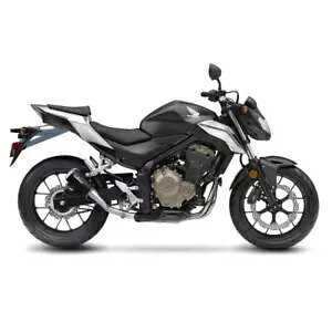 LEOVINCE エキゾーストマフラー LV-10 ブラックエディション ホンダ CB 500 F 16-18 INOX LEOVINCE EXHAUST MUFFLER LV-10 BLACK EDITION HONDA CB 500 F 16-18 INOX 【並行輸入品】