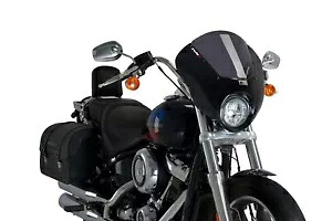 PUIG スクリーン セミファーリング ダークナイト ハーレー D. ソフテイル ローライダー FXLR 18-20 ダーク S PUIG SCREEN SEMI FARING DARK NIGHT HARLEY D. SOFTAIL LOW RIDER FXLR 18-20 DARK S 【並行輸入品】