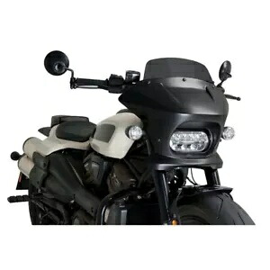 PUIG セミフェアレッド スクリーン フューリー ツーリング ハーレー D. スポーツスター S RH1250S 21-24 ダーク SM PUIG SEMI-FAIRED SCREEN FURY TOURING HARLEY D. SPORTSTER S RH1250S 21-24 DARK SM 【並行輸入品】