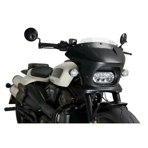 PUIG セミフェアレッド スクリーン フューリー スポーツ ハーレー D. スポーツスター S RH1250S 21-24 トランスペア PUIG SEMI-FAIRED SCREEN FURY SPORT HARLEY D. SPORTSTER S RH1250S 21-24 TRANSPARE 【並行輸入品】｜カスタムパーツ WORLD倉庫