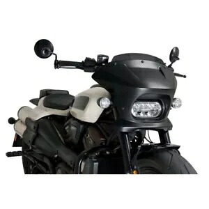 PUIG セミフェアレッドスクリーン フューリースポーツ ハーレー D.スポーツスター S RH1250S 21-24 ダークスモーク PUIG SEMI-FAIRED SCREEN FURY SPORT HARLEY D. SPORTSTER S RH1250S 21-24 DARK SMOK 【並行輸入品】|カスタムパーツ WORLD倉庫