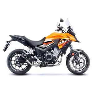 LEOVINCE エキゾーストマフラー LV-10 ブラックエディション ホンダ CB500 X 17-18 INOX LEOVINCE EXHAUST MUFFLER LV-10 BLACK EDITION HONDA CB500 X 17-18 INOX 【並行輸入品】｜カスタムパーツ WORLD倉庫
