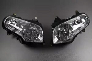 フロントヘッドライト右 + 左ホンダゴールドウィング gl 1800 gl1800 2001-2011- Front headlights right + left Honda Goldwing gl 1800 gl1800 2001-2011- 【並行輸入品】｜カスタムパーツ WORLD倉庫