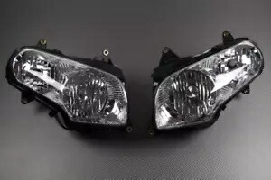 ホンダ ゴールドウィング GL 1800 GL1800 2001-2011 左右ヘッドライト- Honda Goldwing GL 1800 GL1800 2001-2011 Right and Left Headlight- 【並行輸入品】