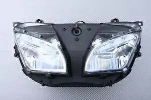 フロント LED ヘッドライト ヘッドランプ ヘッドライト ヤマハ MT09 / FJ09 トレーサー 900 2015-2017 Front LED Headlight Headlamp Head Light YAMAHA MT09 / FJ09 Tracer 900 2015-2017 【並行輸入品】