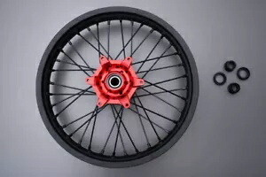 レッド オフロード リア ホイール リム コンプリート ホンダ CRF 450 R CRF450R 2002-2012 2,15\