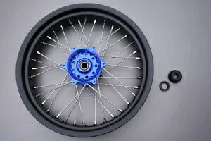 ブルー スーパーモト スポーク リム フロント ホイール ヤマハ WRF 250 WR250F 2006-2019 3,5 ''x17'' Blue Supermoto Spoked Rim Front Wheel YAMAHA WRF 250 WR250F 2006-2019 3,5''x17'' 【並行輸入品】｜カスタムパーツ WORLD倉庫