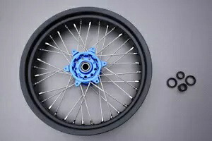 ブルー スーパーモト スポーク リム/フロント ホイール ヤマハ YZFX 450 2016-2023 3,5 ''x17'' Blue Supermoto Spoked Rim / Front Wheel YAMAHA YZFX 450 2016-2023 3,5''x17'' 【並行輸入品】