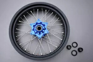 ブルー スーパーモト スポーク リム/フロント ホイール KTM SMR 450 2013-2014 3,5 ''x17'' Blue Supermoto Spoked Rim / Front Wheel KTM SMR 450 2013-2014 3,5''x17'' 【並行輸入品】