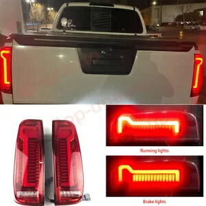 日産フロンティア 2005-2021 レッド LED リアブレーキテールライトランプペア L + R For Nissan Frontier 2005-2021 RED LED Rear Brake Tail Lights Lamps Pair L+R 【並行輸入品】