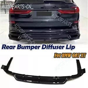 ABS カーボンリアバンパーディフューザースポイラースプリッター 2019-24 BMW X7 G07 M スポーツ ABS Carbon Rear Bumper Diffuser Spoiler Splitter For 2019-24 BMW X7 G07 M Sport 【並行輸入品】