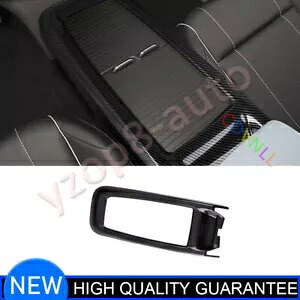 1 個フォルクスワーゲン ID.4 2021-2023 カーボンファイバーインテリアドア収納ボックスカバー 1PCS for Volkswagen ID.4 2021-2023 carbon fiber interior door storage box cover 【並行輸入品】