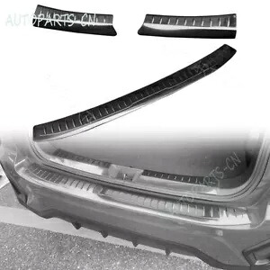 スバルクロストレック 2024 ブラックインナー&アウターリアバンパープロテクタープレートトリム for Subaru Crosstrek 2024 Black Inner&Outer Rear Bumper Protector Plate Trim 【並行輸入品】 42,900円