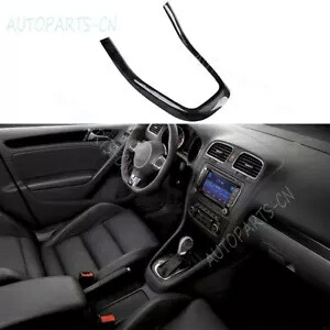フォルクスワーゲンゴルフ MK6 2010-2013 ABS カーボンファイバー中央制御ギアボックス 1 個 For Volkswagen Golf MK6 2010-2013 ABS carbon fiber central control gear box 1PCS 【並行輸入品】