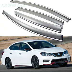 日産 Sentra12-19 自動車窓サンシェードベントサンシェードレインシールド 4 個 For Nissan Sentra12-19 automobile window sunshade vent sunshade rain shield 4PCS 【並行輸入品】
