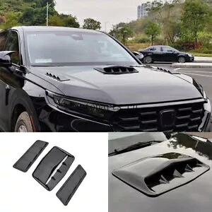 ホンダ CR-V 光沢のある黒のマシンカバー空気出口フレームカバー Trim2023-2024 For Honda CR-VGlossy Black Machine Cover Air Outlet Frame Cover Trim2023-2024 【並行輸入品】