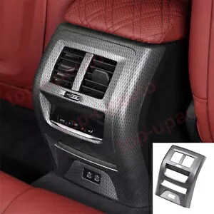 BMW X3 X4 2022 ダイヤモンドパターン ABS インテリアリア 2 列エアベントアウトレットトリム For BMW X3 X4 2022 diamond pattern ABS Interior Rear 2row Air Vent Outlet trim 【並行輸入品】