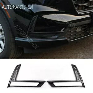ホンダ CR-V 2023-2024 ABS カーボンファイバーフロントフォグランプフレーム 2 個 For Honda CR-V 2023-2024 ABS carbon fiber front fog lamp frame 2PCS 【並行輸入品】