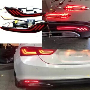 シボレーマリブ 2019-2020 LED リアバンパーターンシグナル/ブレーキ警告灯 For Chevrolet Malibu 2019-2020 LED Rear Bumper Turn Signal /Brake Warning Light 【並行輸入品】