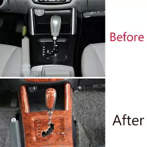 スバル フォレスター 2009-2013 中央ギアシフトパネルトリムピーチ木目 For Subaru Forester 2009-2013 Central Gear Shift Panel Trim Peach Wood Grain 【並行輸入品】