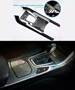 ABS カーボンファイバーギアボックスシフトパネルカバートリム 6 個フォードエッジ 2015-2018 ABS Carbon Fiber Gear Box Shift Panel Cover Trim 6pcs For Ford Edge 2015-2018 【並行輸入品】