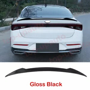 起亜 K5 2021-2023 EX LX LXS ABS グロスブラックリアトランクスポイラーウィング 1P FIT For Kia K5 2021-2023 EX LX LXS ABS Gloss Black Rear Trunk Spoiler Wing 1P 【並行輸入品】
