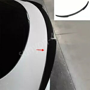テスラモデル Y 2020-22 ABS カーボンファイバーリアドアテールトランクスポイラーウイングリップ For Tesla Model Y 2020-22 ABS Carbon fiber Rear Door Tail Trunk Spoiler Wing Lip 【並行輸入品】