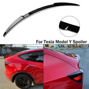 テスラモデル Y 2017-2022 ABS ピアノブラックブレードウイングスポイラーテール 1 個 For Tesla Model Y 2017-2022 ABS Piano Black Blade Wing Spoiler Tail 1PCS 【並行輸入品】