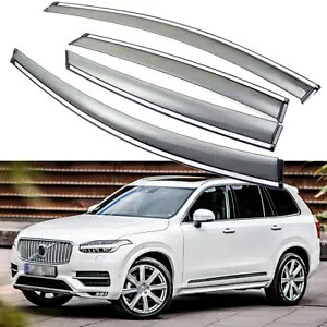 ボルボ XC90 2015-2023 ウィンドウサンシェードベント風雨シールド 4 個 For Volvo XC90 2015-2023 window sunshade vent wind and rain shield 4PCS 【並行輸入品】