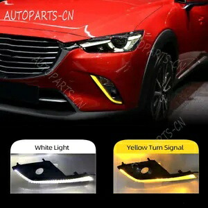 マツダ CX-3 2016-2019 フロントバンパーデュアルカラーデイタイムランニングライト 2 個 For Mazda CX-3 2016-2019 front bumper dual color daytime running lights 2PCS 【並行輸入品】 48,180円
