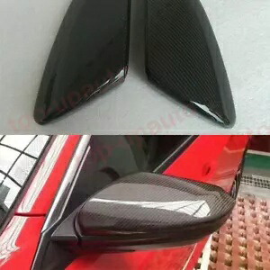 ホンダシビックセダン 2016-2021 リアルカーボンファイバーサイドミラーカバートリム交換 For Honda Civic Sedan 2016-2021 real carbon fiber Side Mirror Cover Trim replace 【並行輸入品】