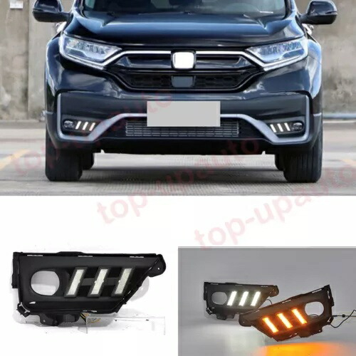 ホンダ CR-V CRV 2020-2022 LED フォグランプデイタイムランニングライトウインカー 2PC For Honda CR-V CRV 2020-2022 LED Fog Lamp Daytime Running Light turn signal 2PC 【並行輸入品】 50,160円