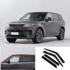 ブラックアウトウィンドウサンシールドバイザーレインガードトリムレンジローバースポーツ 2023-2024 Blackout Window Sunshield Visor Rain Guard Trim For Range Rover Sport 2023-2024 【並行輸入品】