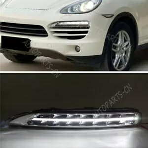 左フロントフォグライトデイタイムランニングランプポルシェカイエン 2011-2014 に適合 Left Front Fog Light Daytime Running Lamp Fit For Porsche Cayenne 2011-2014 【並行輸入品】