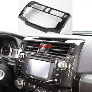 トヨタ 4 ランナー 2010-2020 カーボンファイバーインナー GPS ナビゲーションパネルカバートリム For Toyota 4Runner 2010-2020 Carbon Fiber Inner GPS Navigation Panel Cover Trim 【並行輸入品】