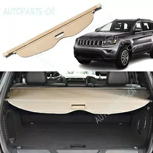 カーゴカバー ジープ グランドチェロキー 2011-2021 ベージュ リアトランクアクセサリー用 Cargo Cover for Jeep Grand Cherokee 2011-2021 Beige Rear Trunk Accessories 【並行輸入品】