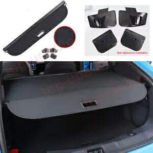 フォード マスタング マッハ E 2021-2023 黒リアトランクカーゴカバー格納式 For Ford Mustang Mach-E 2021-2023 black Rear Trunk Cargo Cover Retractable 【並行輸入品】