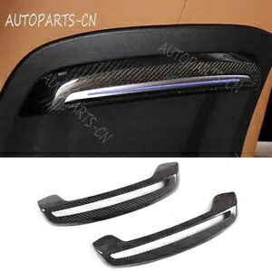 19-22 BMW 3 シリーズ G20 G28 ドライカーボンファイバーフロントシートバックアームレストパネルトリム For 19-22 BMW 3-Series G20 G28 Dry CarbonFiber Front Seatback Armrest Panel Trim 【並行輸入品】