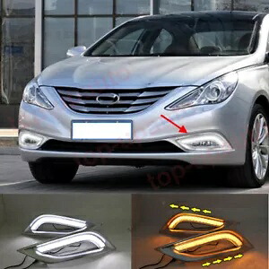 ヒュンダイソナタ 2011-2014 LED フォグランプデイタイムランニングライトウインカー 2 個 For Hyundai Sonata 2011-2014 LED Fog Lamp Daytime Running Light Turn signal 2PCS 【並行輸入品】 53,460円