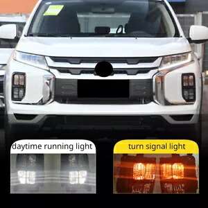 三菱アウトランダースポーツ/ASX 20-21 ハロゲンデイタイムランニングライトフォグランプ用 For Mitsubishi Outlander Sport/ASX 20-21 Halogen Daytime Running Light Fog Light 【並行輸入品】
