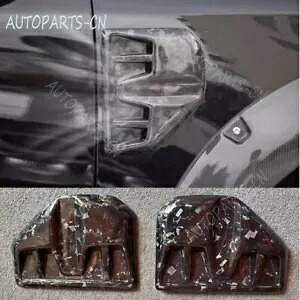 フォードレンジャー 2024-2025 鍛造カーボンファイバー前輪フェンダーエアベントカバー For Ford Ranger 2024-2025 Forged Carbon Fiber Front Wheel Fender Air Vent Cover 【並行輸入品】