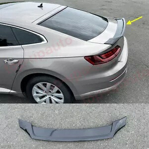 2019 2021 VW ARTEON ABS 光沢のあるブラックリアテールウイングトランクリップスポイラートリム For 2019 2021 VW ARTEON ABS Glossy black Rear Tail Wing Trunk Lip Spoiler Trim 【並行輸入品】