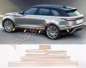 ランドローバー レンジローバー ヴェラール 2017-2019 ABS ローズゴールド ボディ トリム 8 個 Land Rover Range Rover Velar 2017-2019 ABS rose gold body trim 8PCS 【並行輸入品】