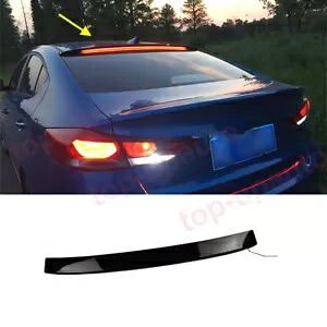 ヒュンダイエラントラ 2017-2018 LED テールライトブラックリアウィンドウルーフスポイラーウイング For Hyundai Elantra 2017-2018 LED taillight Black Rear window roof Spoiler Wing 【並行輸入品】｜カスタムパーツ WORLD倉庫