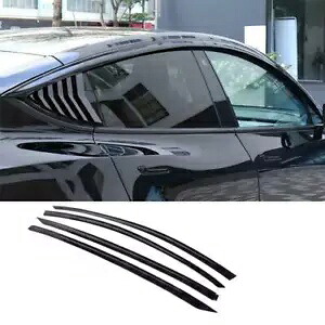 テスラモデル Y 2020-20234 の明るい黒のウィンドウ点滅の部分 For Tesla Model Y 2020-20234 Pieces of Bright Black Window Flashing 【並行輸入品】